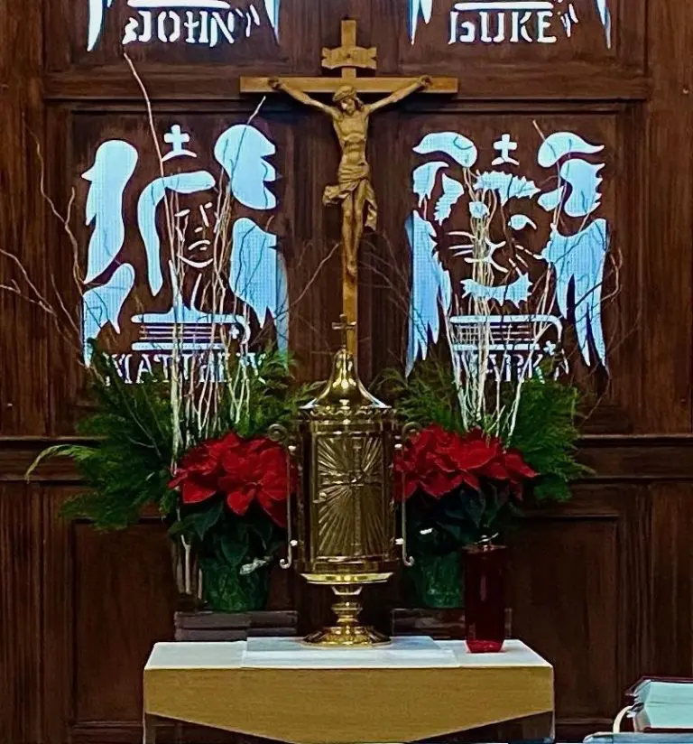 altar in parish center