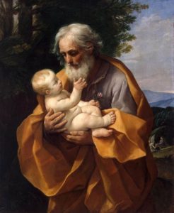 St. Joseph with the infant Jesus