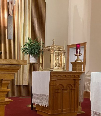 image of church altar