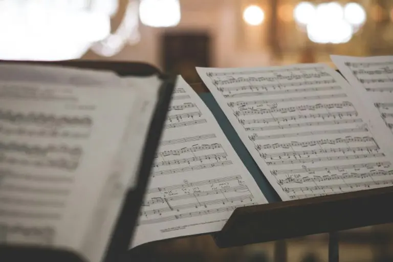 sheets of music