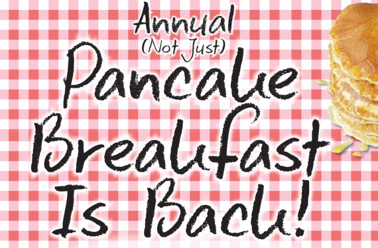 The Annual (Not Just) Pancake Breakfast 2024
