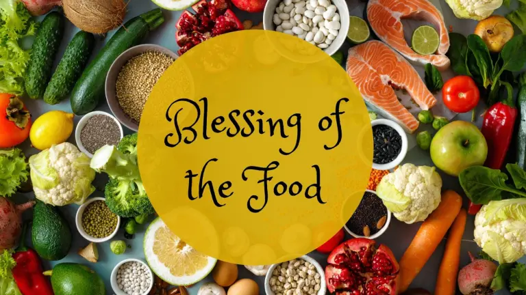 blessing of the food