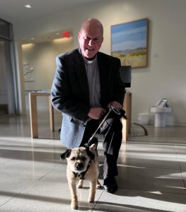 Fr. Ken Grooms and Teddy