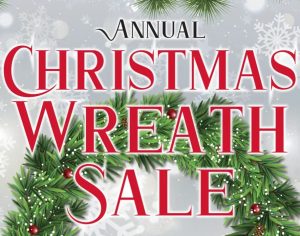annual christmas wreath sale